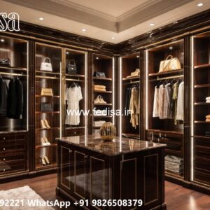 Luxury Wardrobe Design with Elegant Layout No-3744