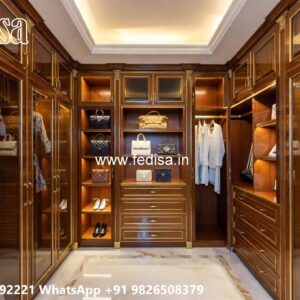 Elegant Wardrobe Design with Sleek Finish No-3747