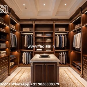 Stylish Wardrobe Design with Mirror Doors No-3758