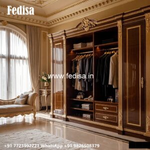 Stylish Wardrobe Design for Spacious Bedrooms No-3770