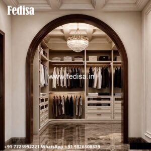 Modern Wardrobe Design with Sliding Glass Doors No-3779