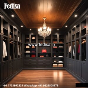Stylish Wardrobe Design with Luxury Details No-3801