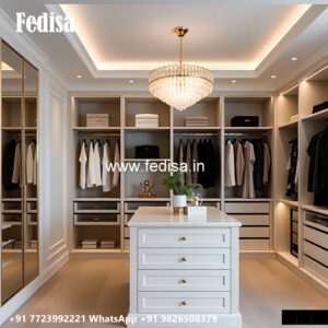 Luxury Wardrobe Design with Functional Layout No-3816