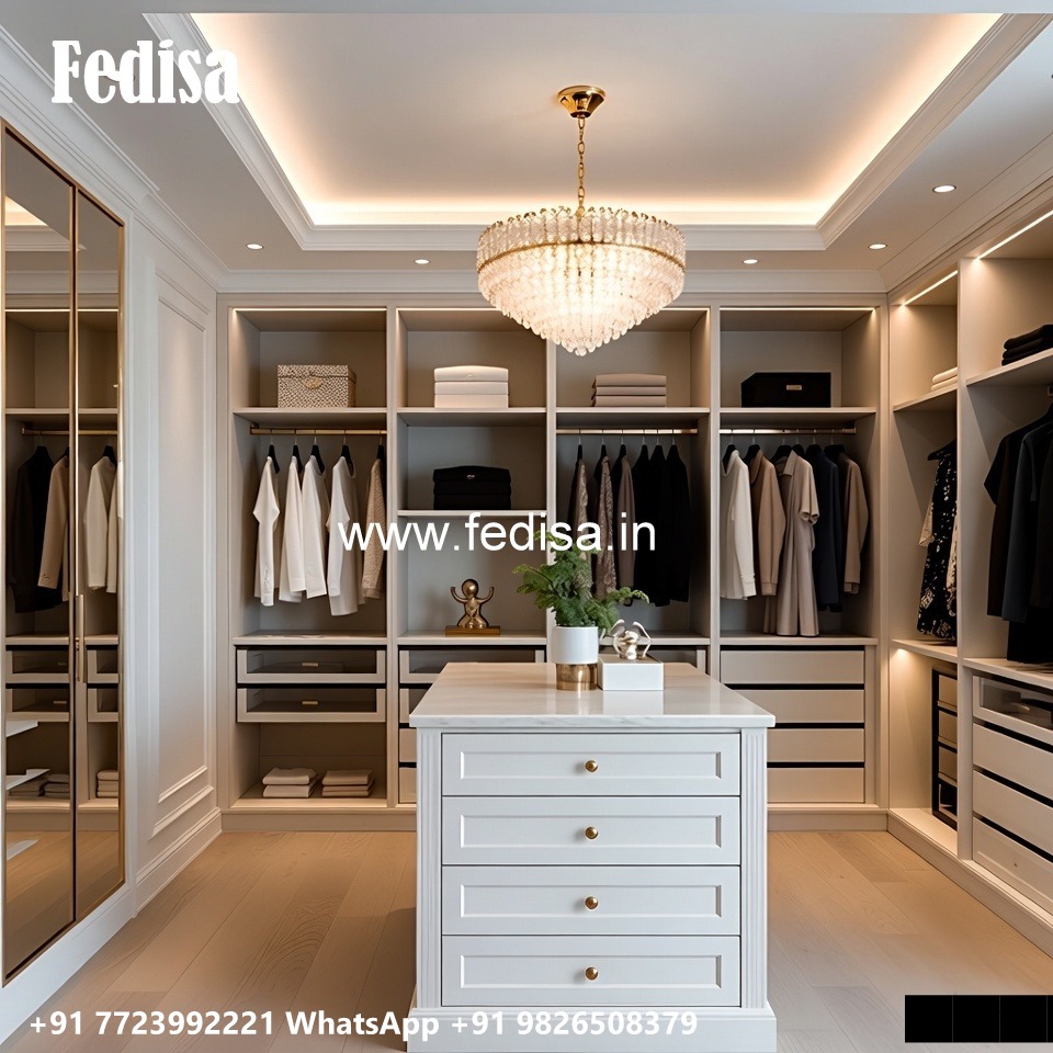 Luxury Wardrobe Design with Functional Layout No-3816