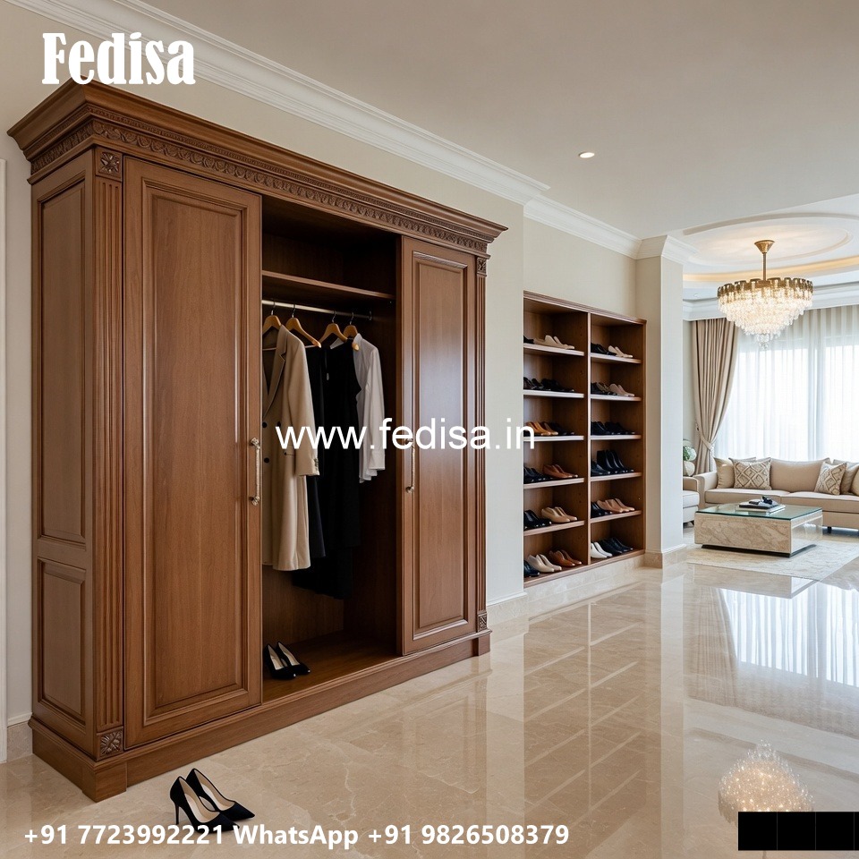 Luxury Wardrobe Design for Spacious Bedrooms No-3824