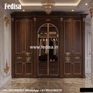 Premium Sliding Wardrobe Design with Mirrors No-3828