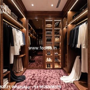 Elegant Wardrobe Design with Modern Features No-3842