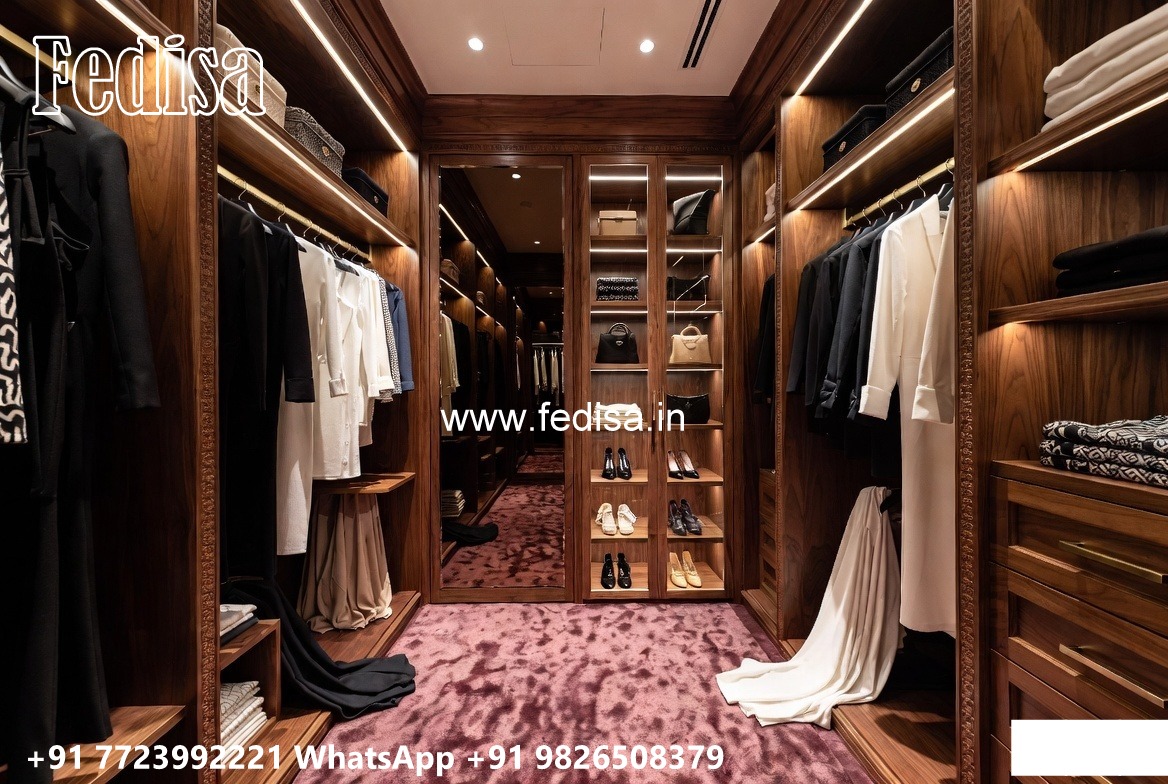 Elegant Wardrobe Design with Modern Features No-3842