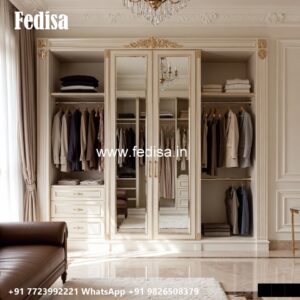 Wardrobe Design Ideas with Premium Texture No-3848