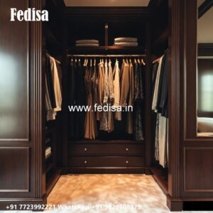 Luxury Wardrobe Design with Mirror Elegance No-3851