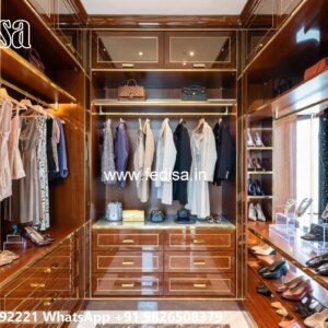 Smart Wardrobe Design with Elegant Interiors No-3863