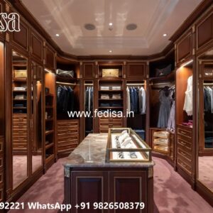 Stylish Wardrobe Design with Custom Features No-3866