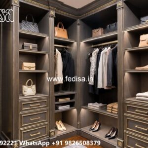 Luxury Wardrobe Design with Designer Details No-3869