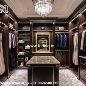 Contemporary Wardrobe Design with Mirror Panels No-3871