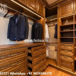 Premium Wardrobe Design with Elegant Wooden Finish No-3878