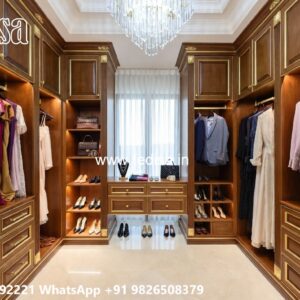 Luxury Wardrobe Design with Sleek Elegance No-3881