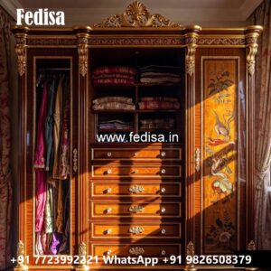 Beautiful Wardrobe Design with Premium Wood No-10868