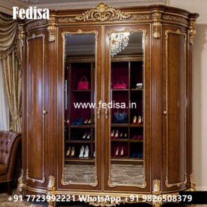 Designer Wardrobe Design with Mirror Finish No-10896
