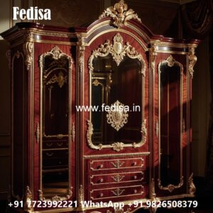 Wardrobe Design with Luxury Wooden Finish No-10913