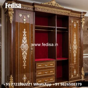 Stylish Wardrobe Design with Luxury Decor No-10926