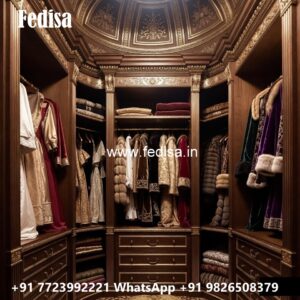 Modern Wardrobe Design with Custom Features No-10937