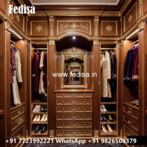 Modern Wardrobe Design with Elegant Decor No-10946