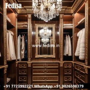 Contemporary Wardrobe Design with Stylish Details No-10955