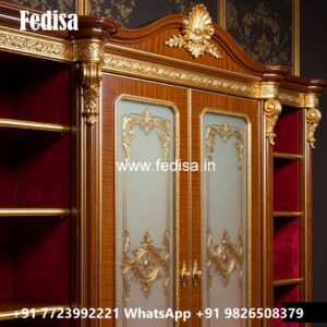 Stylish Wardrobe Design with Decorative Finish No-10978