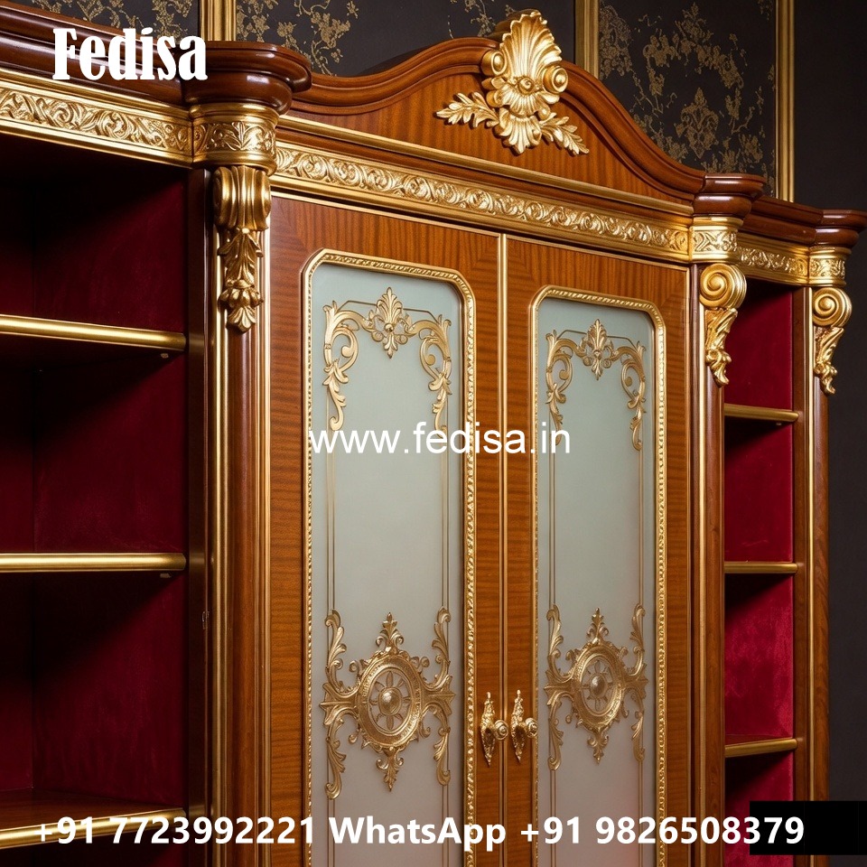Stylish Wardrobe Design with Decorative Finish No-10978
