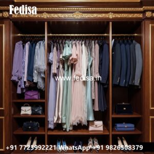 Stylish Wardrobe Design with Luxury Details No-10993