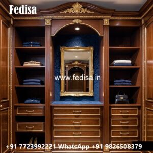 Modern Wardrobe Design with Decorative Panels No-10999