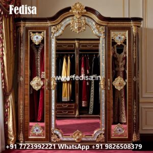 Premium Wardrobe Design with Glass Elements No-11002