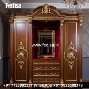Stylish Wardrobe Design with Sleek Texture No-11007