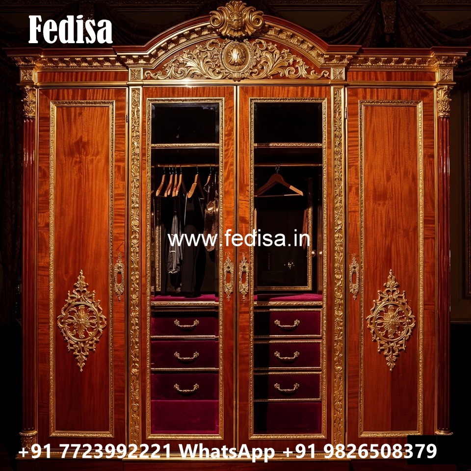 Luxury Wardrobe Design for Spacious Bedrooms No-11016
