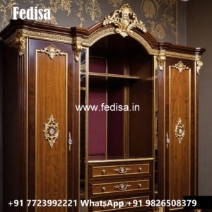 Smart Wardrobe Design with Elegant Storage No-11018