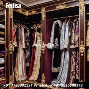 Contemporary Wardrobe Design with Sleek Doors No-11033