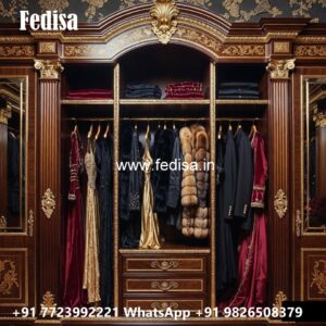 Elegant Wardrobe Design with Modern Features No-11034