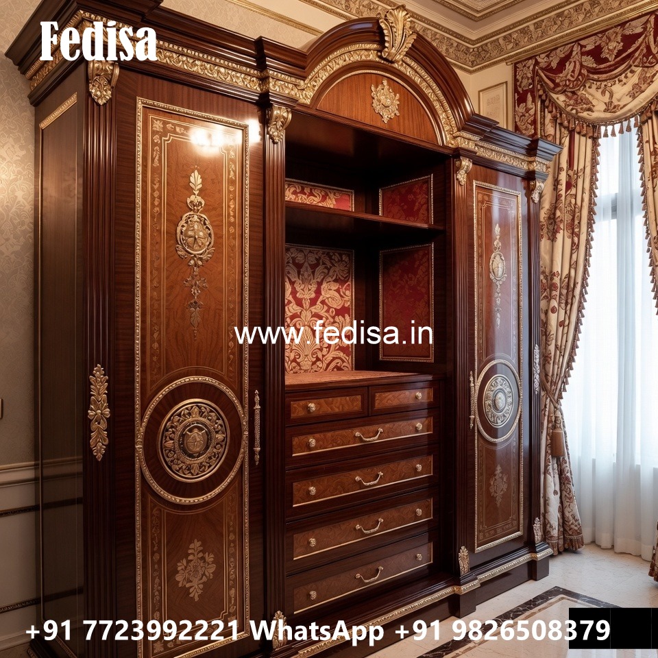 Elegant Sliding Wardrobe Design with Smart Storage No-11048