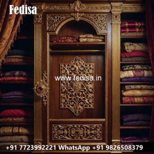 Modern Wardrobe Design with Elegant Shelving No-11050