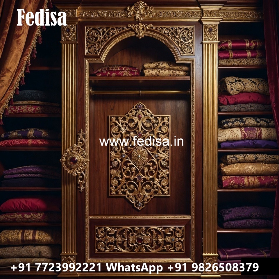 Modern Wardrobe Design with Elegant Shelving No-11050