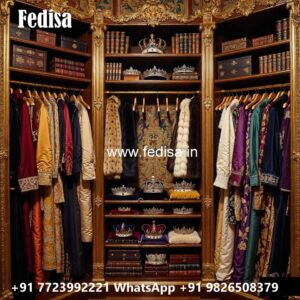 Elegant Wardrobe Design with Modern Storage Solutions No-11060