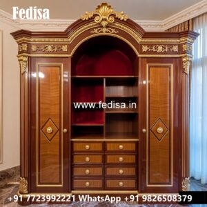 Elegant Wooden Wardrobe Design for Modern Homes No-11083