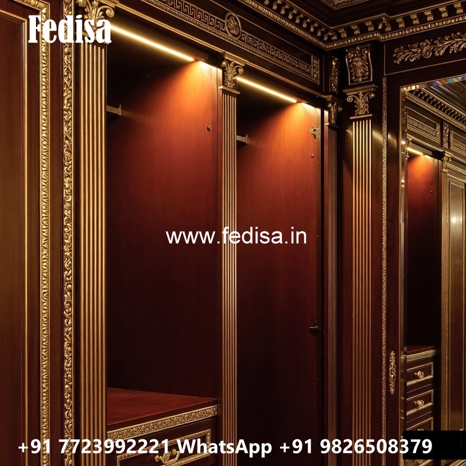 Elegant Wooden Wardrobe Design for Master Bedrooms No-11210