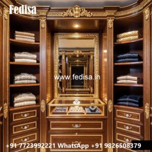 Stunning Wardrobe Design with Decorative Panels No-11232