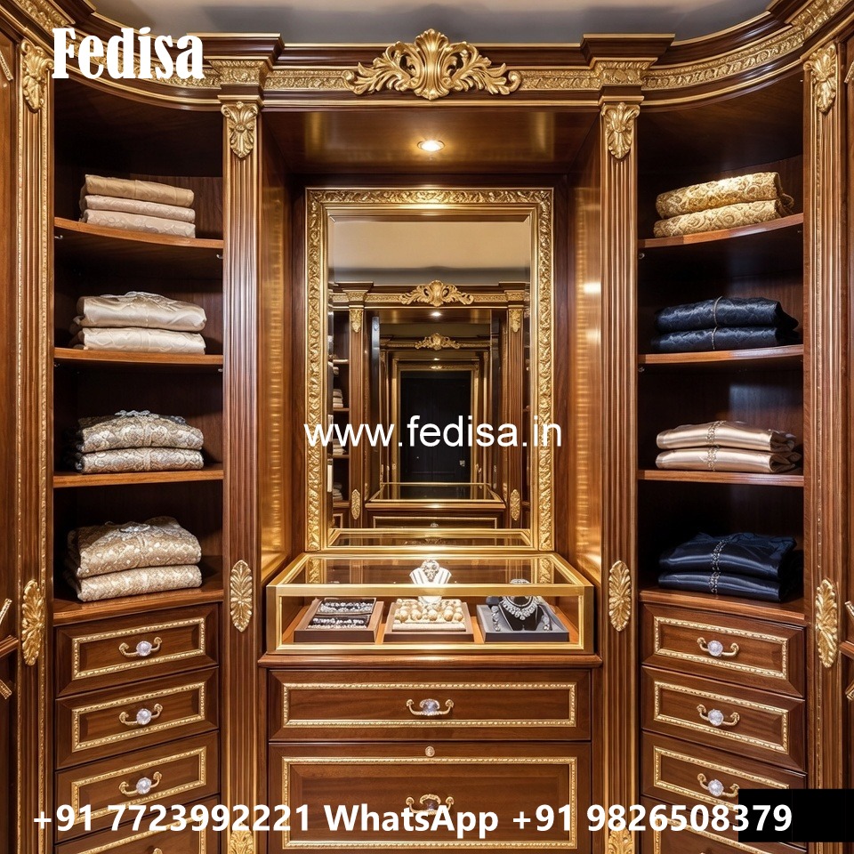 Stunning Wardrobe Design with Decorative Panels No-11232