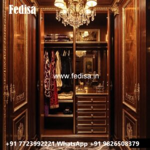 Modern Wardrobe Design with Open Shelving No-11242