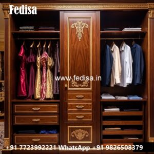 Luxury Wardrobe Design with Glossy Finish No-11248