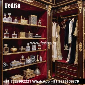 Elegant Wardrobe Design with Smart Features No-11292