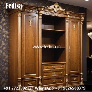Modern Wardrobe Design with Sleek Storage No-11323