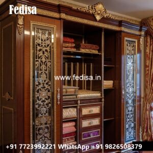 Contemporary Wardrobe Design with LED Features No-11327
